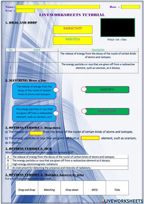 live worksheet|Liveworksheets Tutorial .